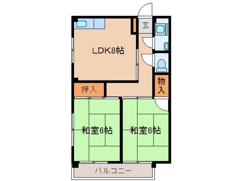 間取図 明神マンションⅠ