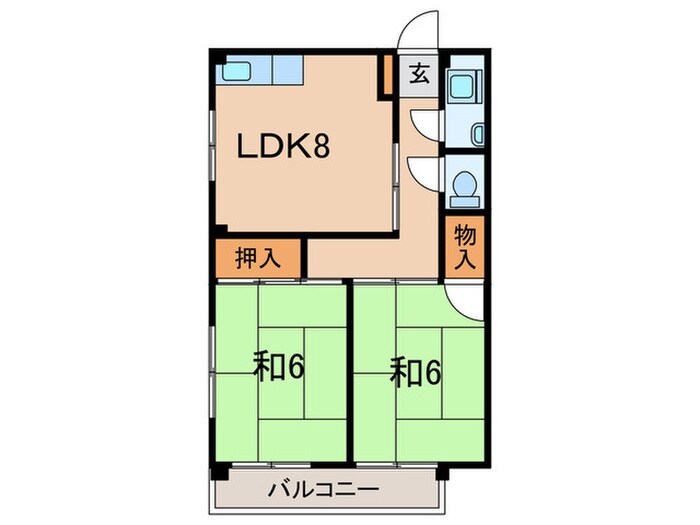 間取り図 明神マンションⅠ