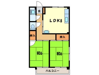 間取図 明神マンションⅠ