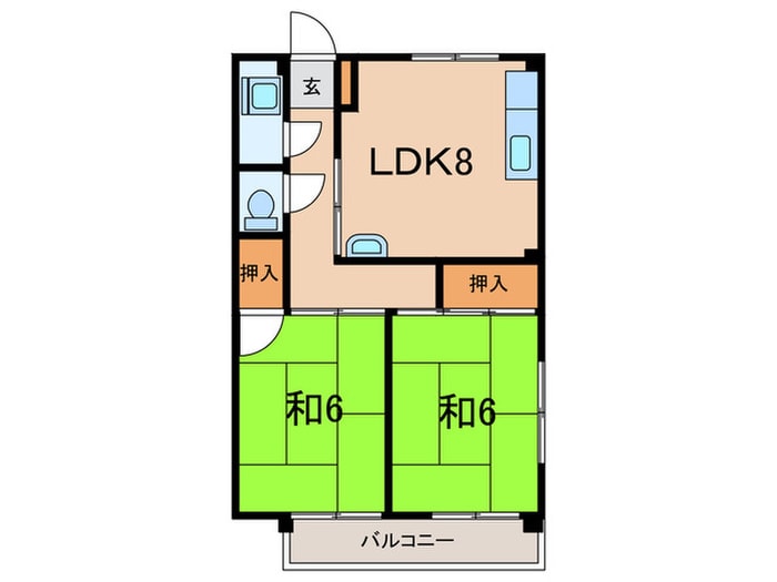 間取り図 明神マンションⅠ