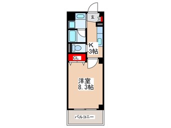 間取図 エクセレントフィールド