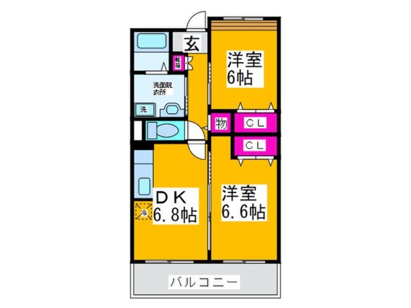 間取図 エアリ－ヒル