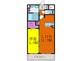 間取図 グランディールブライトⅡ
