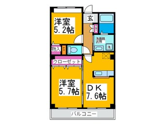 間取図 コ－タ・コ－トⅡ