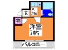 MT・HouseⅢ 1Kの間取り