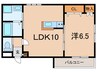 ソラリア一番町 1LDKの間取り