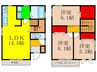 庄1丁目戸建D棟 3LDKの間取り