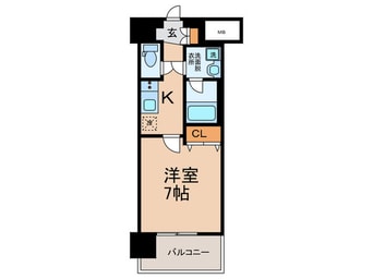 間取図 スプランディッド難波SOUTH