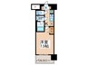 スプランディッド難波SOUTH 1Kの間取り