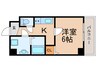 グランパシフィック清水丘 1Kの間取り