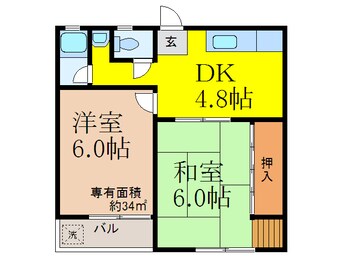 間取図 江坂ビル