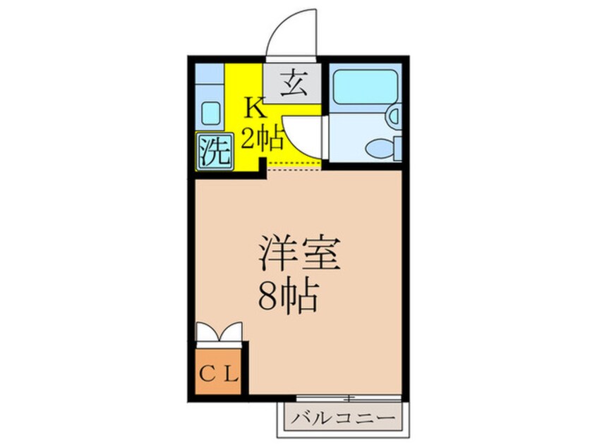 間取図 パティオ千里山