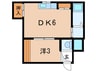 さくら荘 1DKの間取り