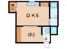 さくら荘 1DKの間取り