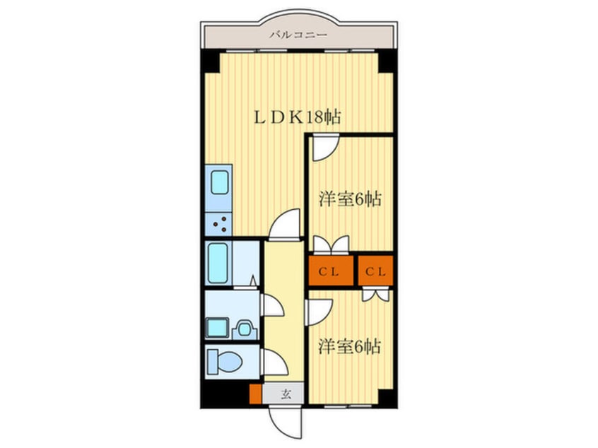 間取図 グレイスヴィラ 阿部