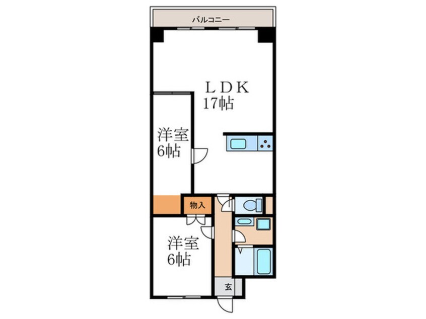 間取図 グレイスヴィラ 阿部