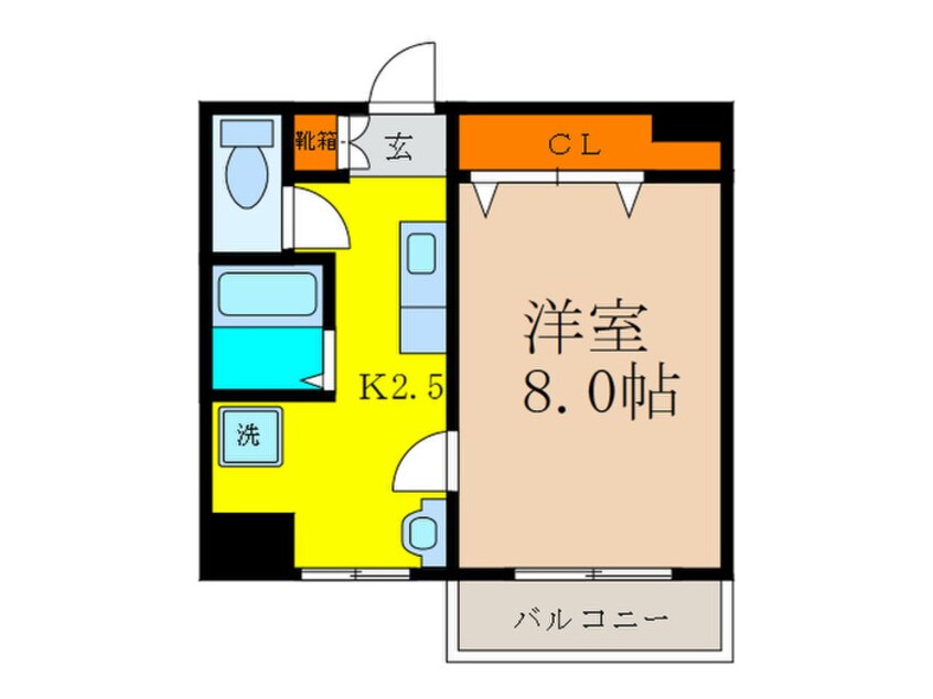 間取図 イーズ南春日丘