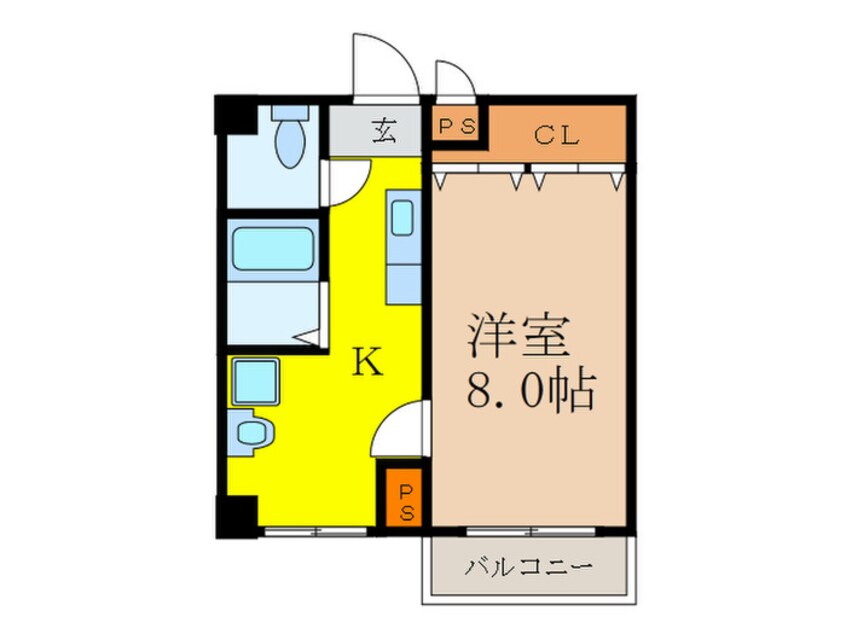 間取図 イーズ南春日丘