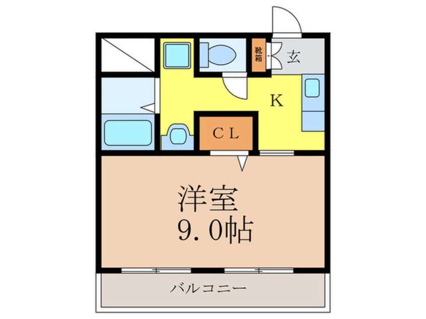 間取図 イーズ南春日丘