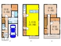 ファミリエ如是A棟の間取図