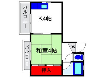 間取図 草野マンション８号館