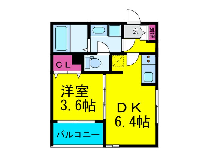 間取り図 ハーモニーテラス新今里Ⅲ