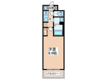 間取図 S-RESIDENCE堺浜寺axial