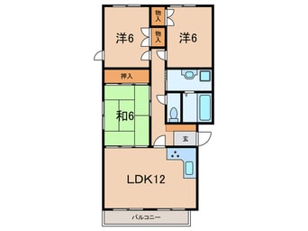 間取図 ロイヤルヴィラ