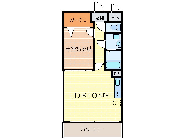 間取り図 プレ－ヌうりわり