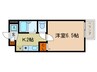 コンフォ－トヴィレッジ内田 1Kの間取り