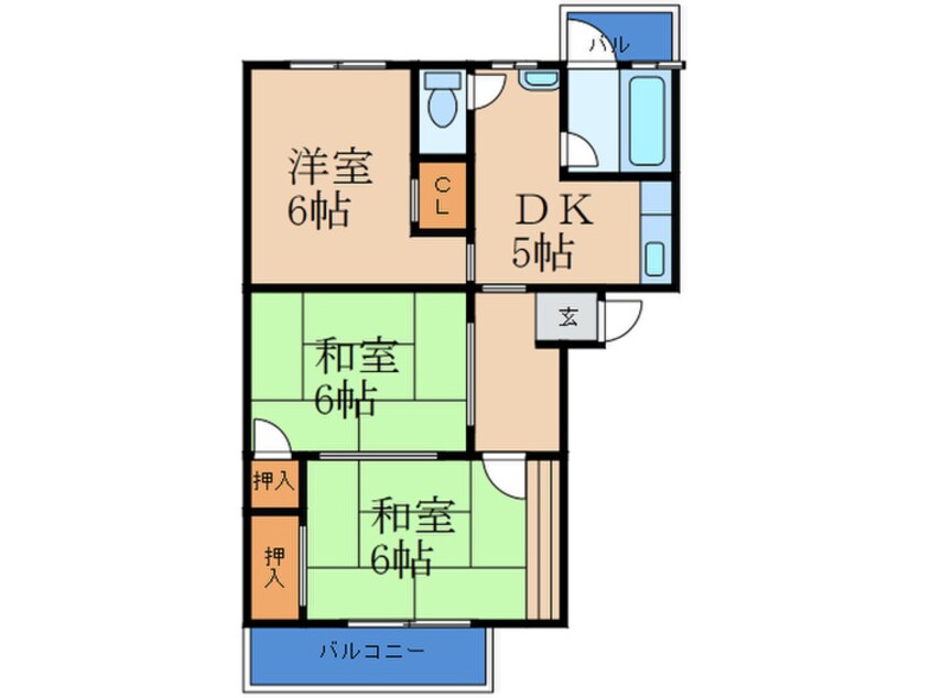 間取図 三光マンション