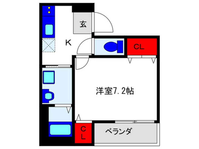 間取図 ﾌｼﾞﾊﾟﾚｽ曽根南町Ⅱ番館