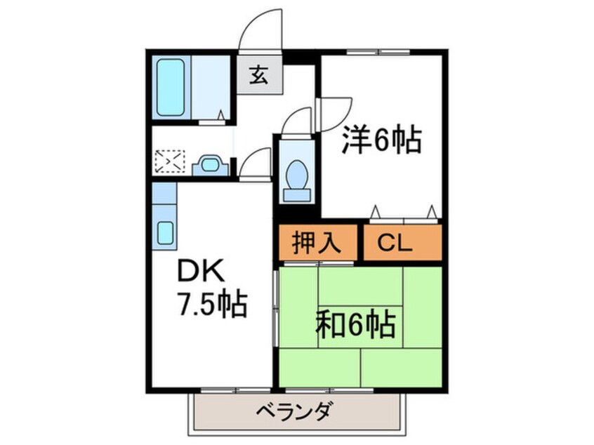 間取図 サンライフ葵