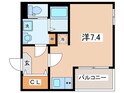 ハーモニーテラス北田辺の間取図