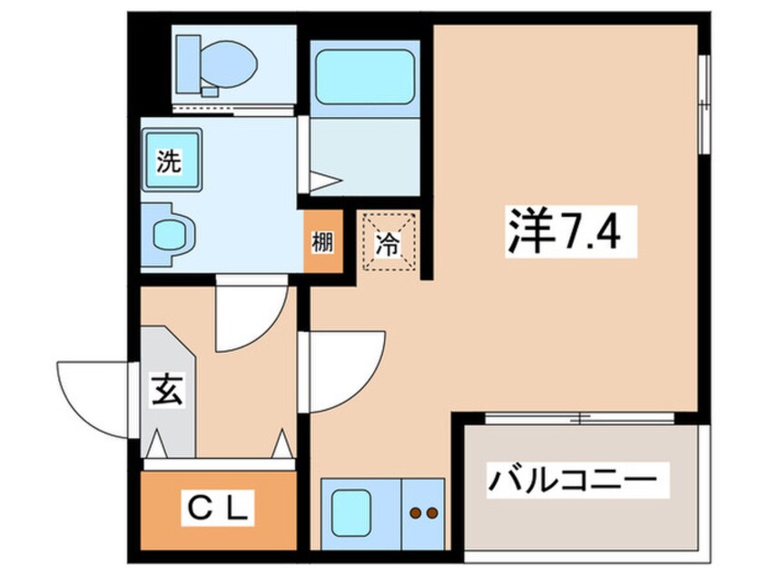 間取図 ハーモニーテラス北田辺