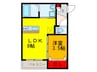 CRASTINE岩田町５丁目 1LDKの間取り