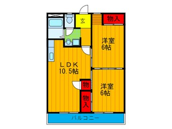 間取図 小山コ－ポラス