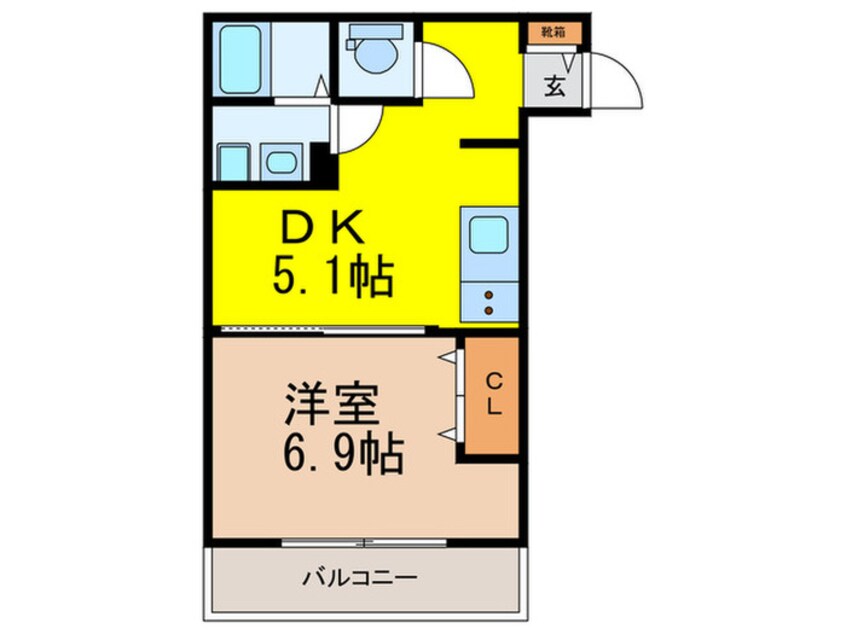 間取図 Ｆｅｌｉｚ岸和田