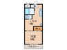 第２マンションロ－ヤル 1LDKの間取り