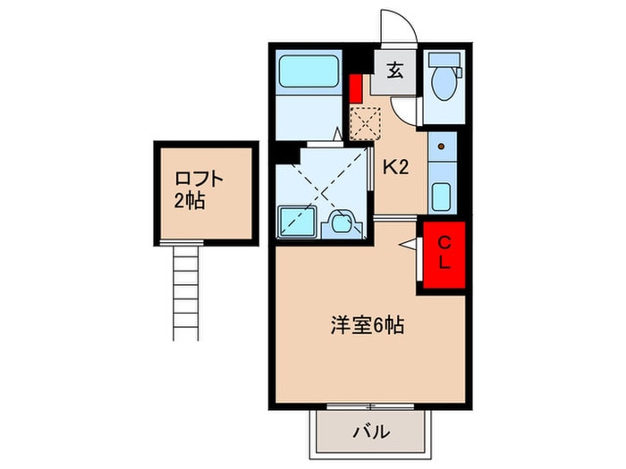 間取り図 メルベ－ユ箕面Ⅱ