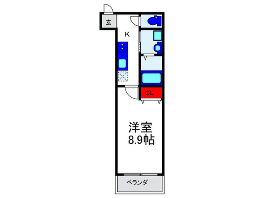 間取図 ﾌｼﾞﾊﾟﾚｽ曽根南町Ⅲ番館