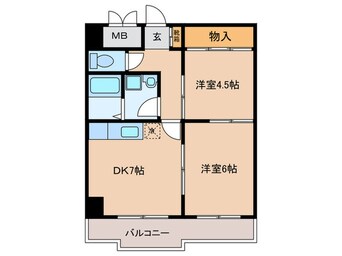 間取図 第３マンションロ－ヤル