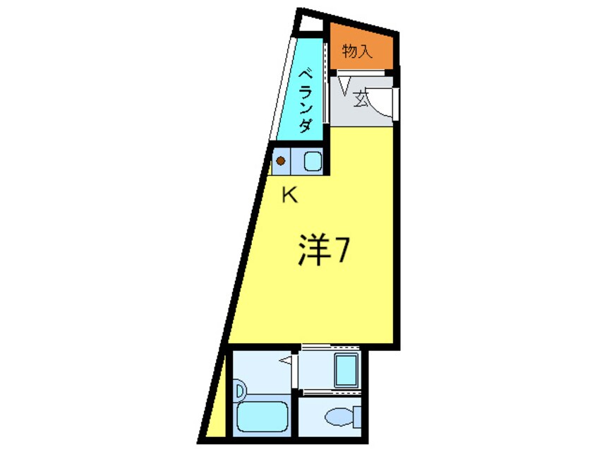 間取図 フェニックスコ－ト御影