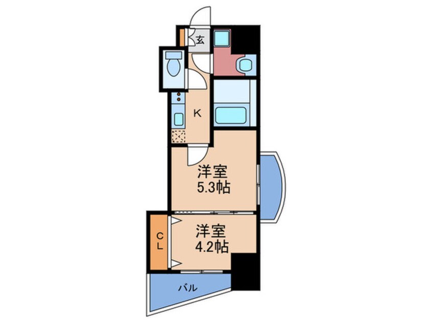 間取図 Luxe新大阪SOUTH