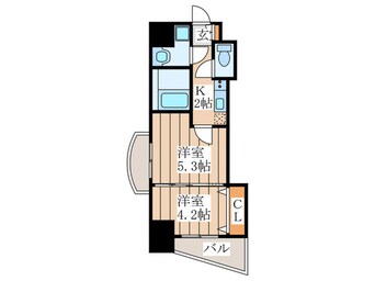 間取図 Luxe新大阪SOUTH