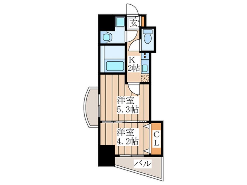間取図 Luxe新大阪SOUTH
