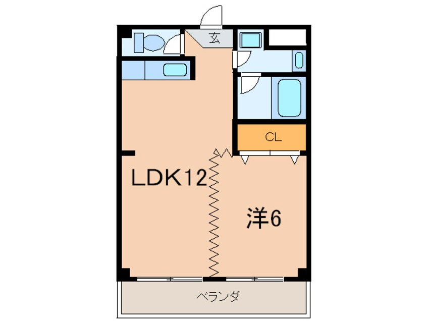 間取図 ハイヒル愛宕山