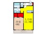 Ｍａｉｓｏｎ　Ｃｈａｒｍｅ 1LDKの間取り