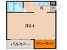 アバント・コ－ト大石東町 1Kの間取り