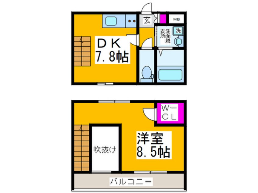 間取図 メゾン　ダイエイ